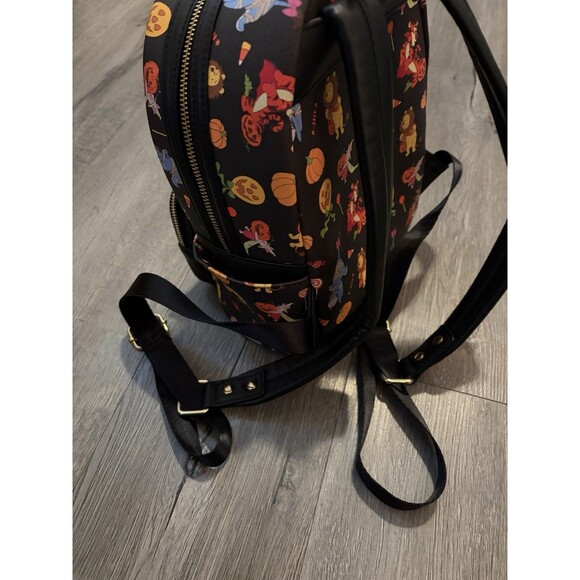 Loungefly Disney Winnie The Pooh Halloween Group GID Mini Backpack With Wallet